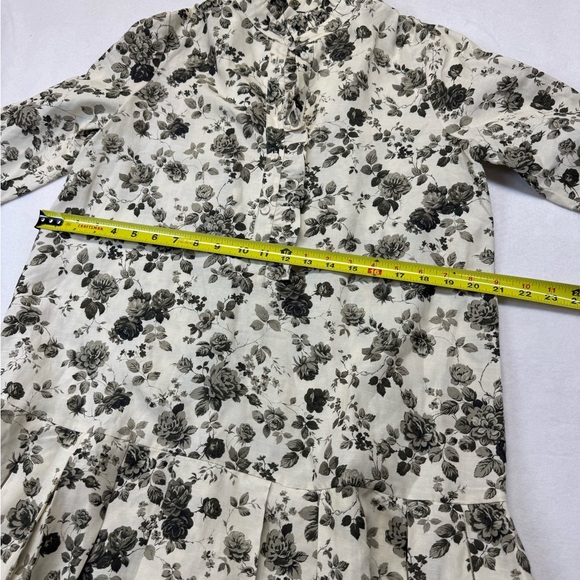 Tuckernuck Faded Roses Long Sleeve Drop Waist Tate Mini Dress - Picture 14 of 15